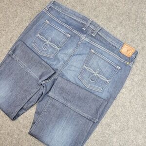 Lucky Brand Ginger Bootcut Womens Jeans 20W Stretch Western Cowgirl Embroidery